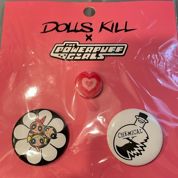 Dolls Kill Accessories - Dolls Kill / The Powerpuff Girls Pin Set
